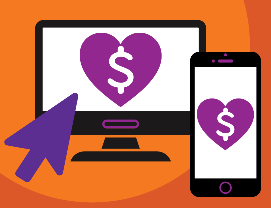 image of computer and phone with dollar sign